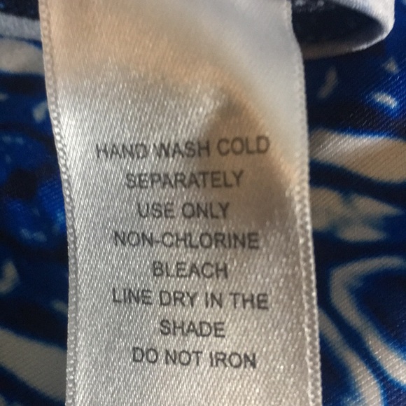 SWIMSUITS FOR All - Quick Dry Swimsuit Cover Up/Jean Top Abstract Sunburst - Picture 15 of 16